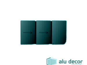 Aluminium Heavy Duty Sliding Door 3 Panel