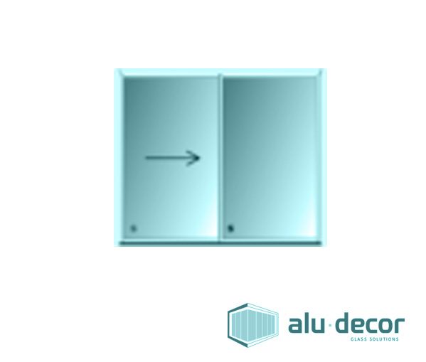 Aluminium Patio Sliding Door 700 Series 2 Panel