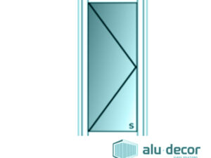 Aluminium Single Hinged Door
