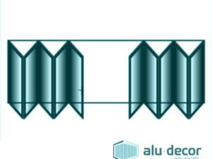 Aluminium Sliding Folding Door 10 Panel Vistafold