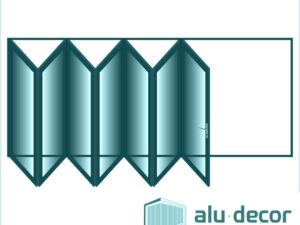 Aluminium Sliding Folding Door 7 Panel Vistafold