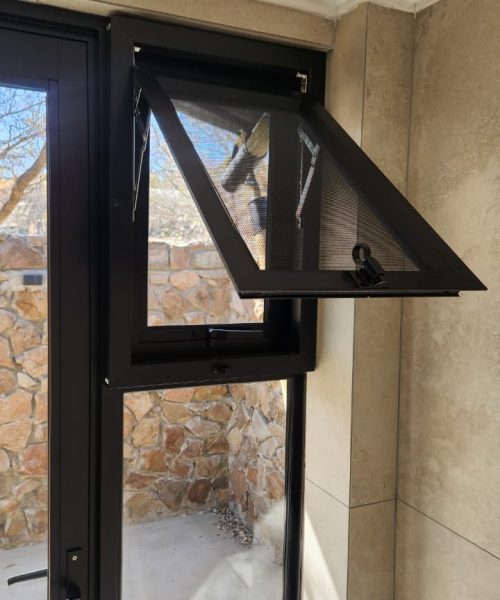 Hinged-Door-with-a-side-light-and-an-insert-with-fly-screen-in-black-11